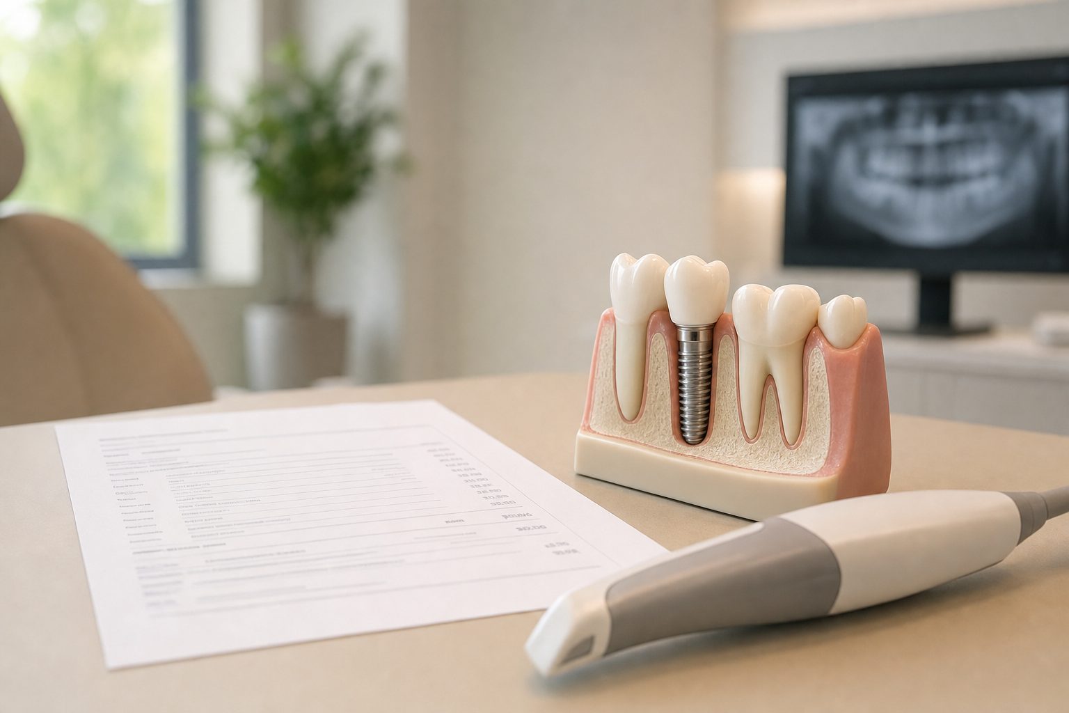 Cât costă un implant dentar în București și ce influențează prețul final?